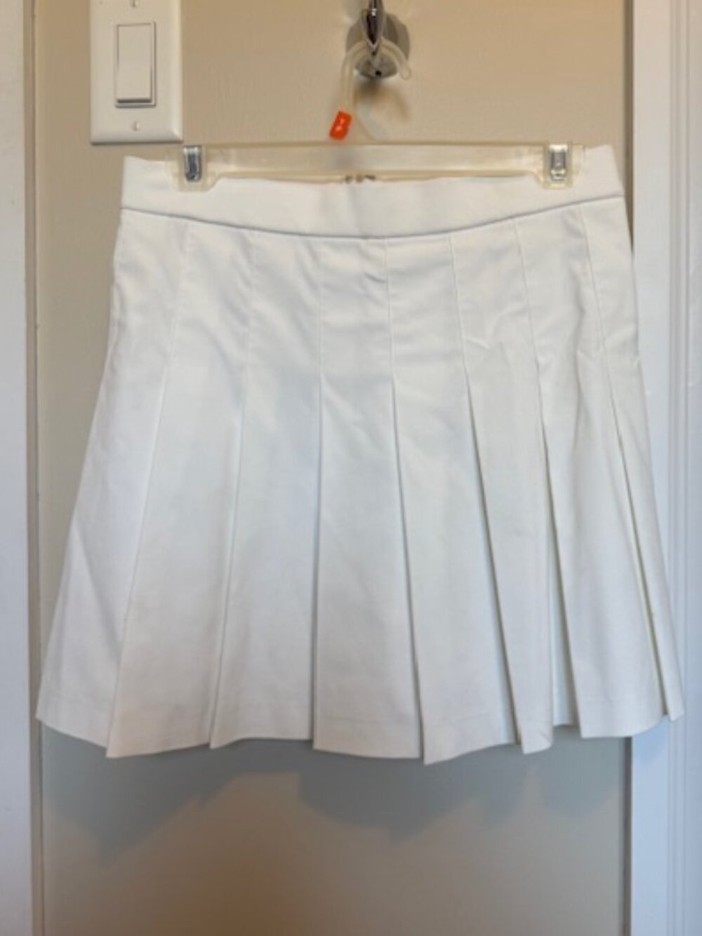 White Pleated Tennis Skirt